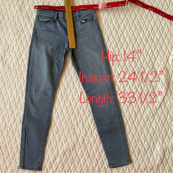 J Brand Capri Denim Jeans In Strobe Wash Made in USA - Picture 13 of 13